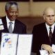 Nelson Mandela et Frederik de Klerk