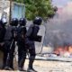 Des-policiers-sénégalais-lors-d'une manifestation