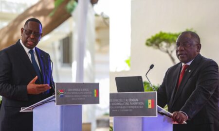 Il était à Dakar ce mercredi : Cyril Ramaphosa testé positif au Covid-19 aujourd’hui