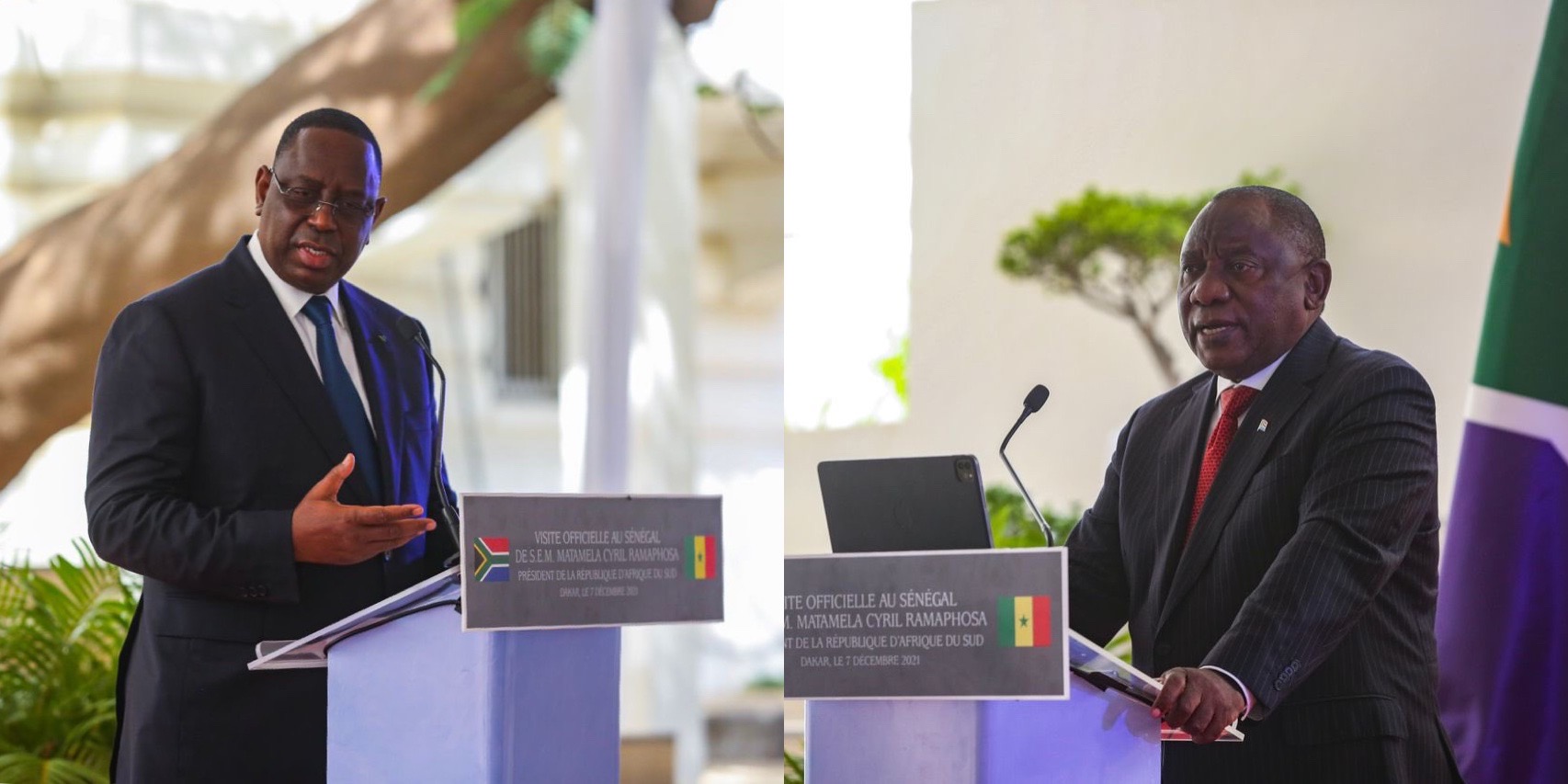 Il était à Dakar ce mercredi : Cyril Ramaphosa testé positif au Covid-19 aujourd’hui