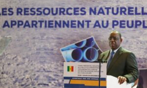 Macky Sall au pupitre