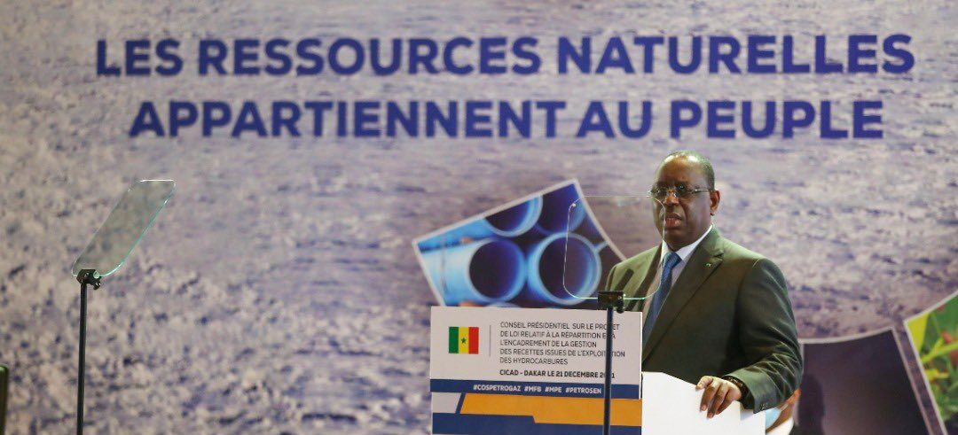 Macky Sall au pupitre