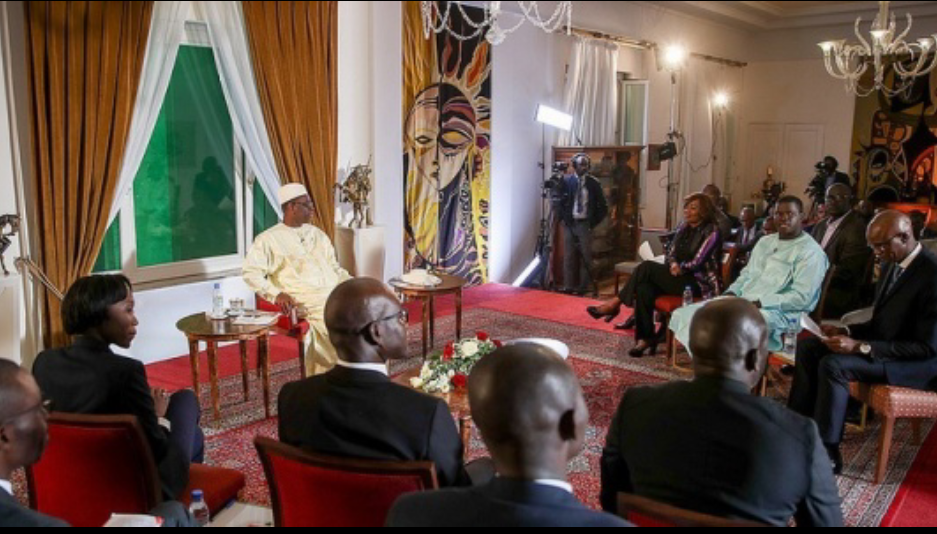 macky sall face à la presse 31 decembre