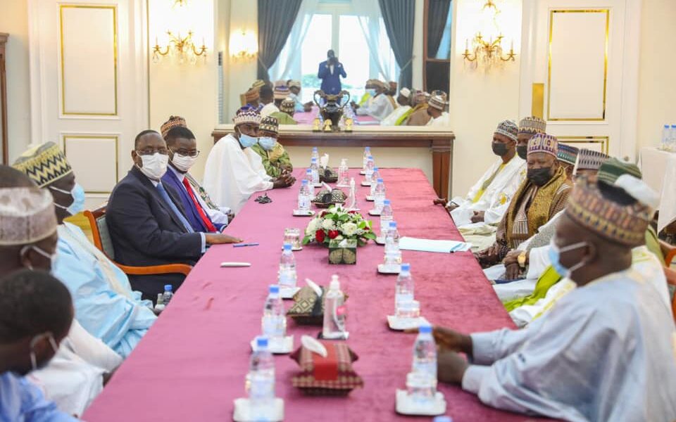 Audience au Palais : le Khalife général de Léona Niassene a été reçu par Macky Sall