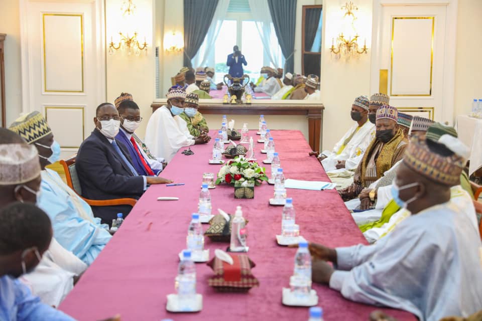 Audience au Palais : le Khalife général de Léona Niassene a été reçu par Macky Sall