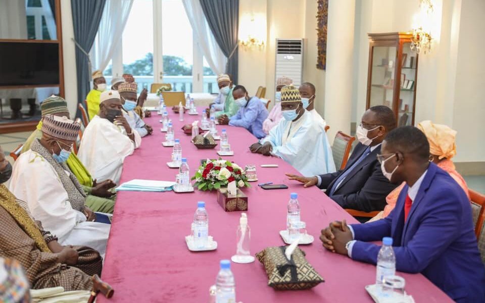 Audience au Palais : le Khalife général de Léona Niassene a été reçu par Macky Sall