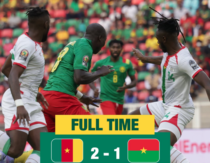 Can/Groupe A : le Cameroun bat le Burkina Faso en entrée