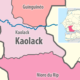 Carte de la région de Kaolack