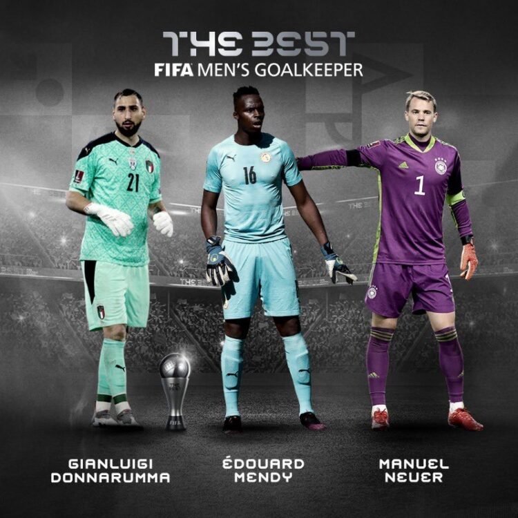 The Best 2021 : Édouard Mendy parmi les trois finalistes