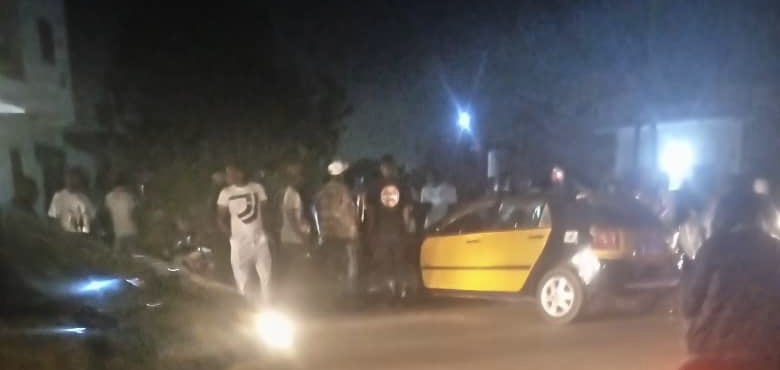 Urgent - Kaolack : une voiture de la police en course poursuite percute gravement un taxi