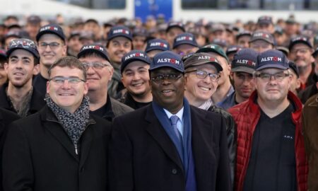 Macky Sall à l'Usine d'Alstom en France