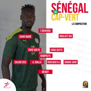 Can 2021 : le 11 de départ des Lions face au Cap-vert