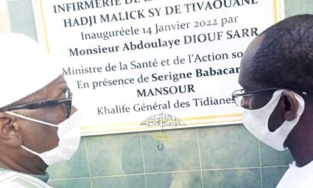 Tivaouane : Abdoulaye Diouf Sarr inaugure l'infirmerie de la Zawiya Elhadj Malick Sy