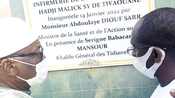 Tivaouane : Abdoulaye Diouf Sarr inaugure l'infirmerie de la Zawiya Elhadj Malick Sy