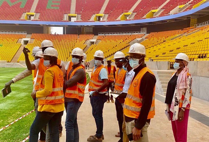 La Caf au Sénégal pour l’inspection du nouveau stade de Diamniadio