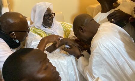 Magal Porokhane 2022 : Serigne Saliou Thioune reçu par Serigne Mountakha Mbacké