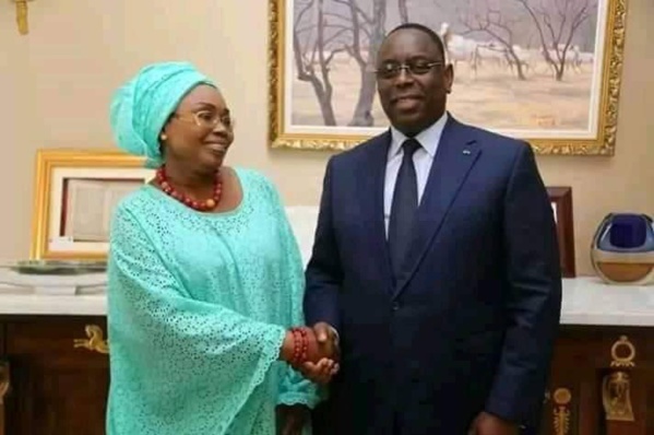 Ndèye Marième Badiane avec Macky Sall