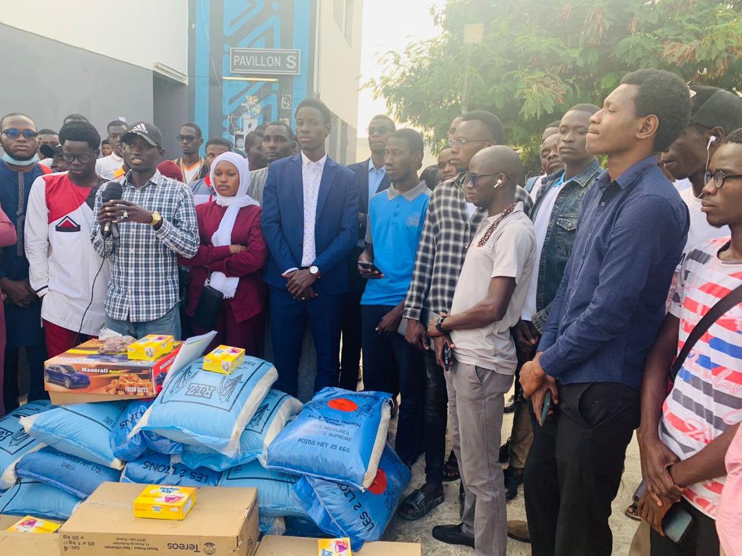 Distribution de kits alimentaires : Mariama Sarr gâte les étudiants kaolackois de l'Ucad