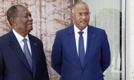 le président Ouattara et le Premier ministre Patrick Achi