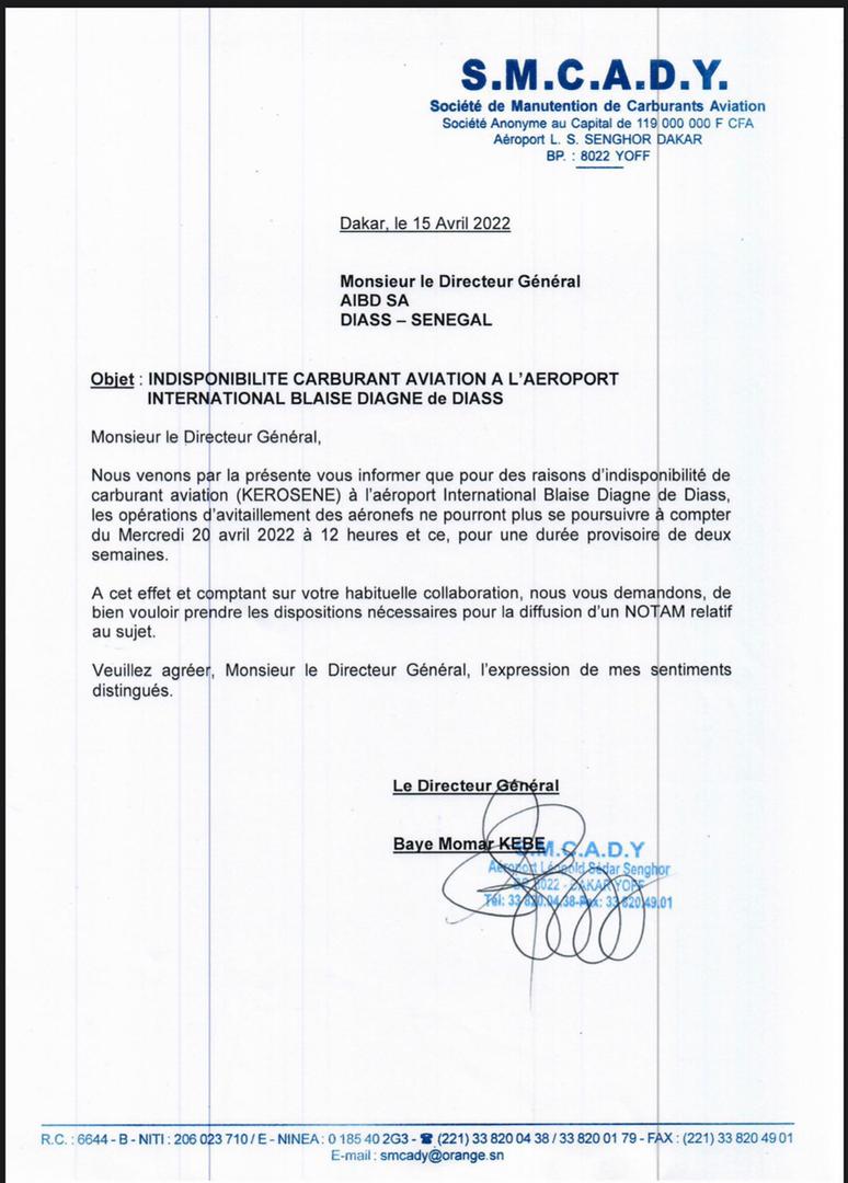 Dakar sans kérosène : panique à l'aéroport Blaise Diagne