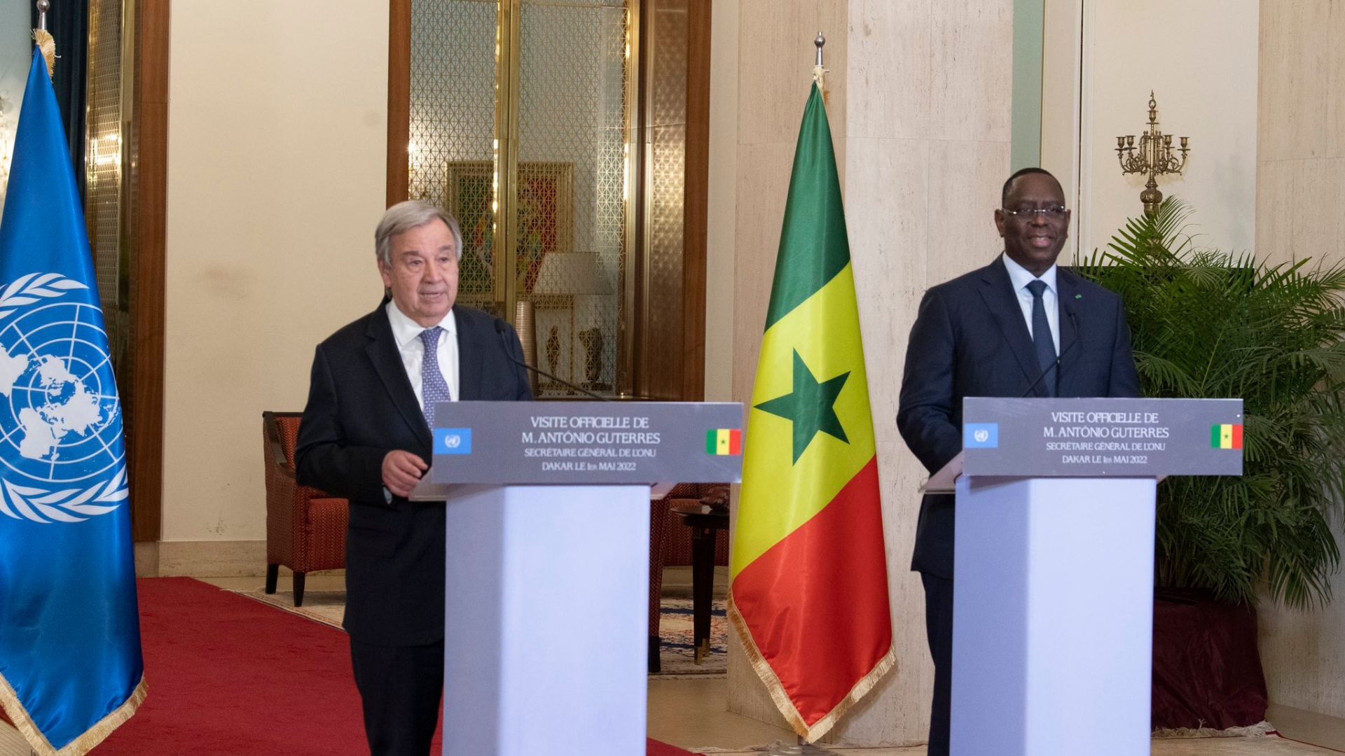 Démocratie et gouvernance : le António Guterres salue les efforts du Sénégal