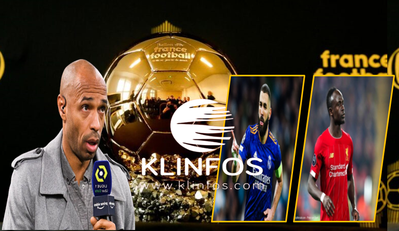 Ballon d’Or 2022 : Thierry Henry « Benzema est en avance mais si Sadio Mané… »