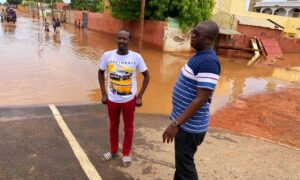 La commune de Ndoffane sous les eaux : le maire au chevet des sinistrés
