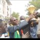 Trophy Tour : les populations de Kaolack communient avec le trophée de la CAN