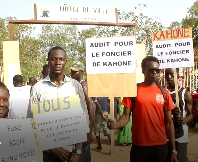 Problème foncier à Kahone : la jeunesse porte le combat