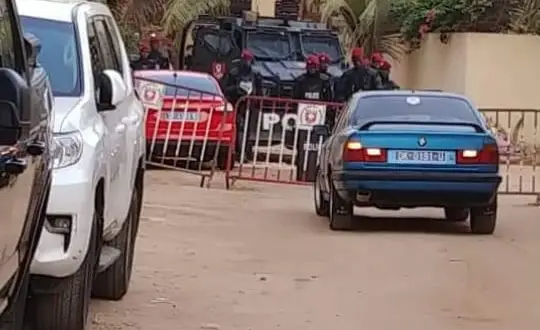 Manifestation de YAW : le domicile d'Ousmane Sonko bunkerisée