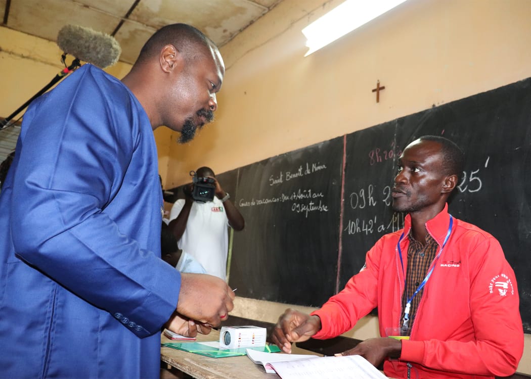 Guy Marius Sagna après son vote : "Allez voter même s'il pleut"