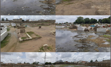 Kaolack : le cimetière de Keur Maloum envahit par les eaux pluviales