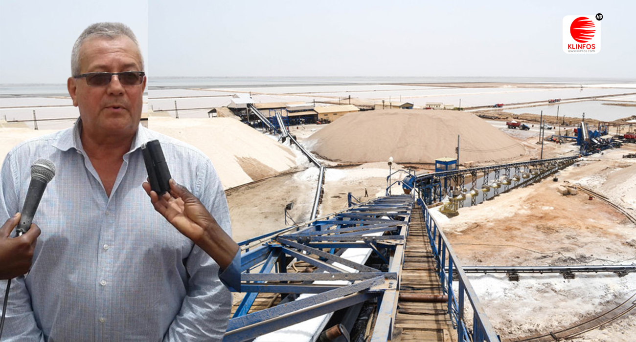 Guy Deschamps, directeur des Salins du Sine Saloum