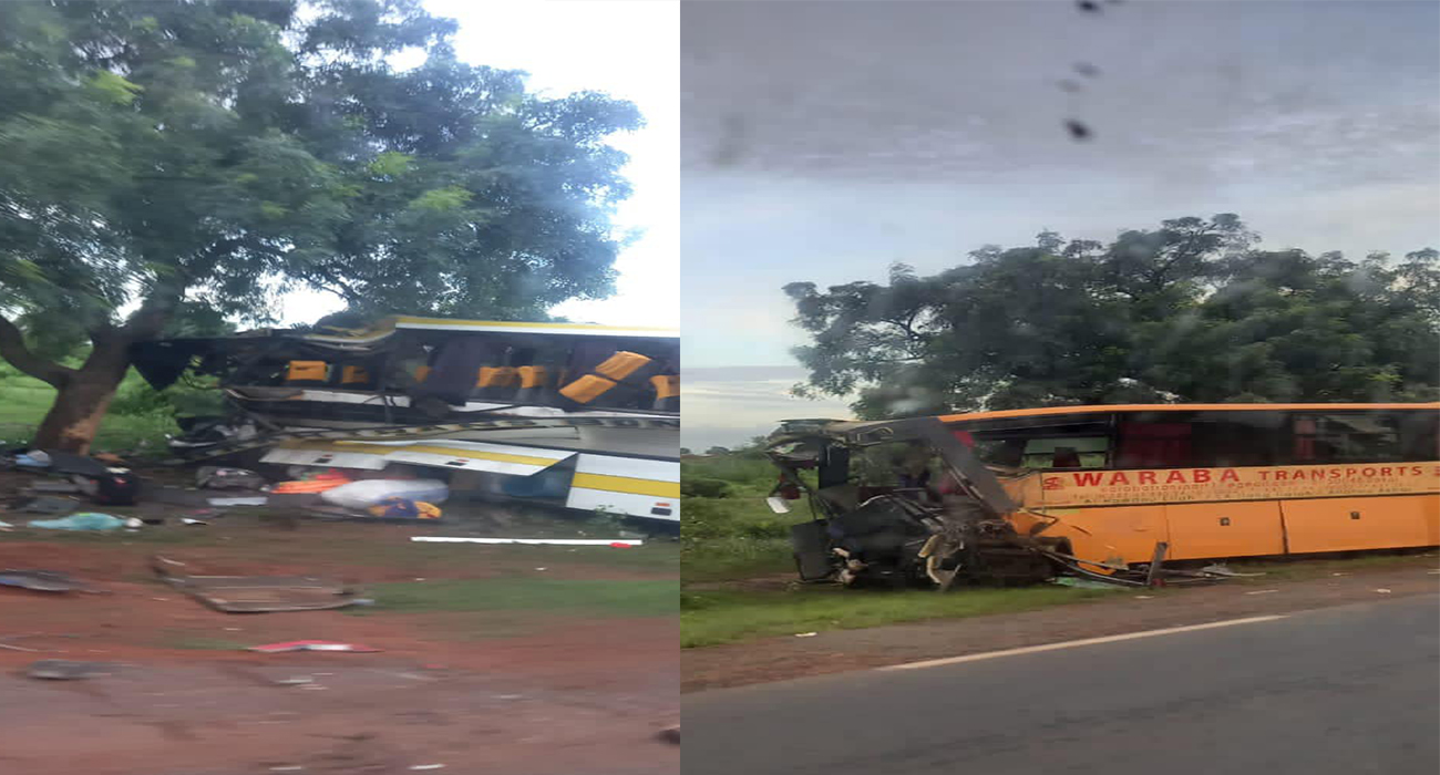 Les images du violent accident à Kaffrine