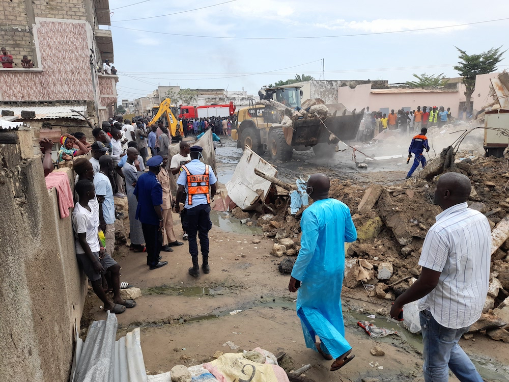 Tragédie à Kaolack : 4 morts et 13 blessés dont 3 graves après l’effondrement d’un bâtiment a Ocass
