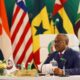 Le président de la Guinée-Bissau et président en exercice de la Cédéao Umaro Sissoco Embalo, lors du dernier sommet de l'organisation, à Accra le 3 juillet 2022. © Nipah Dennis _ AFp