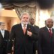 Le président brésilien Lula avec l'ancien président mozambicain Armando Guebuza à Maputo, capitale du Mozambique, le 9 novembre 2010