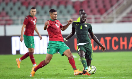 Maroc vs Senegal lors d'un match amical le 09 octobre 2020 au complexe sportif Prince Moulay Abdellah à Rabat