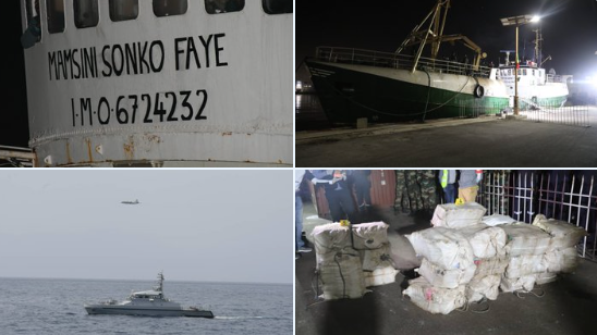 La Marine sénégalaise saisit plus de 800 kg de cocaïne