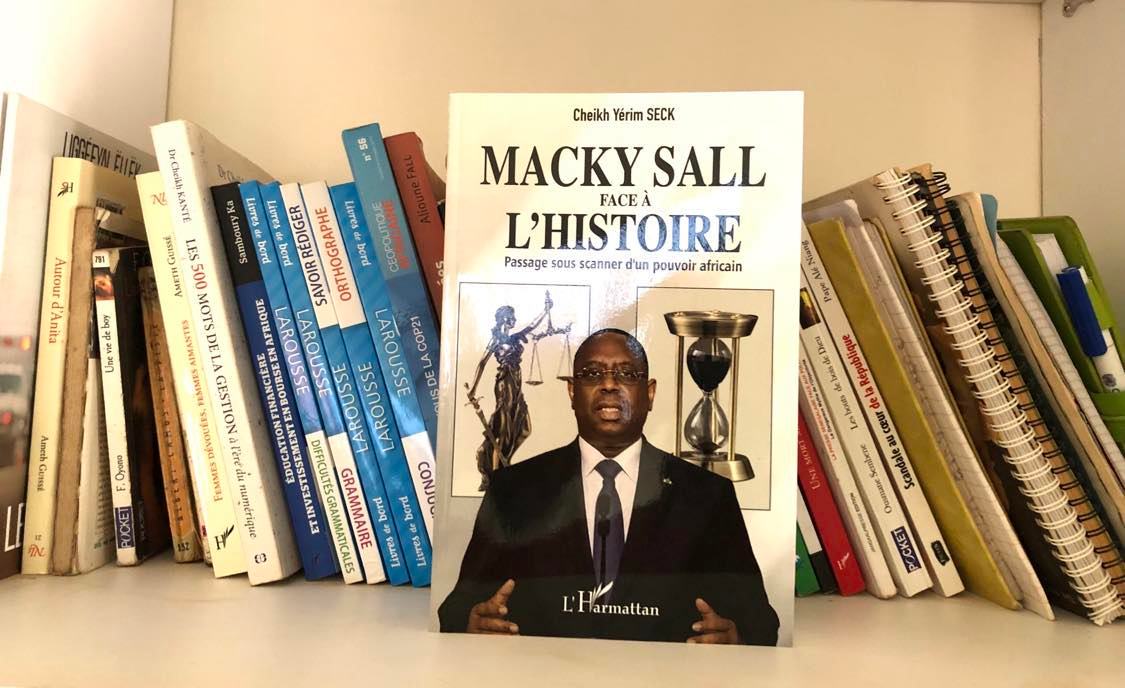 le livre Macky Sall face à l’histoire passage sous scanner d’un pouvoir africain, l'Harmattan, Cheikh Yerim Seck - photo klinfos