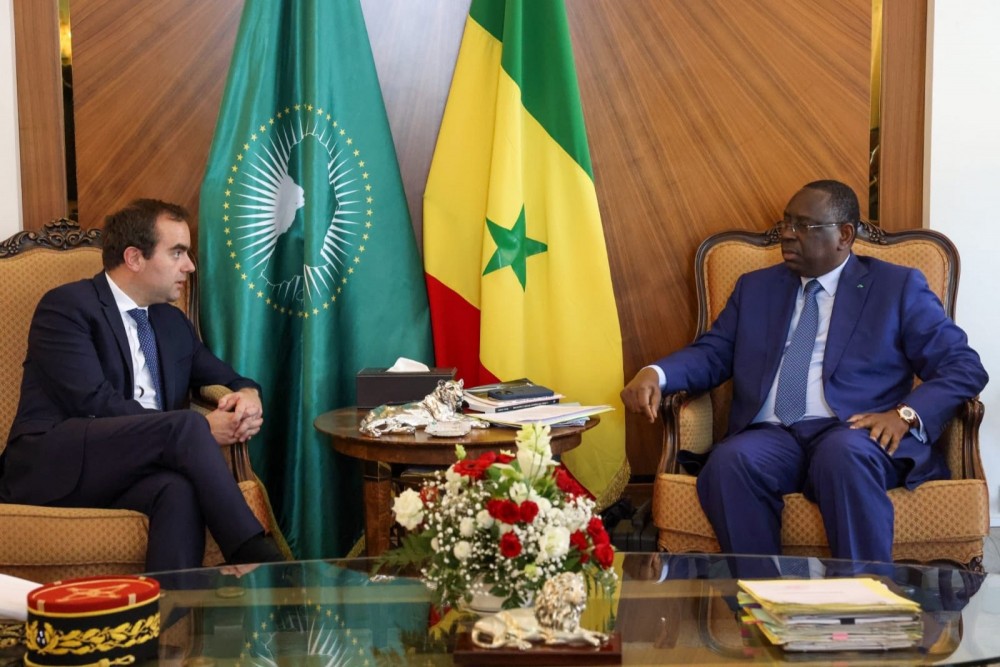 Sébastien Lecornu reçu par le président Macky Sall 