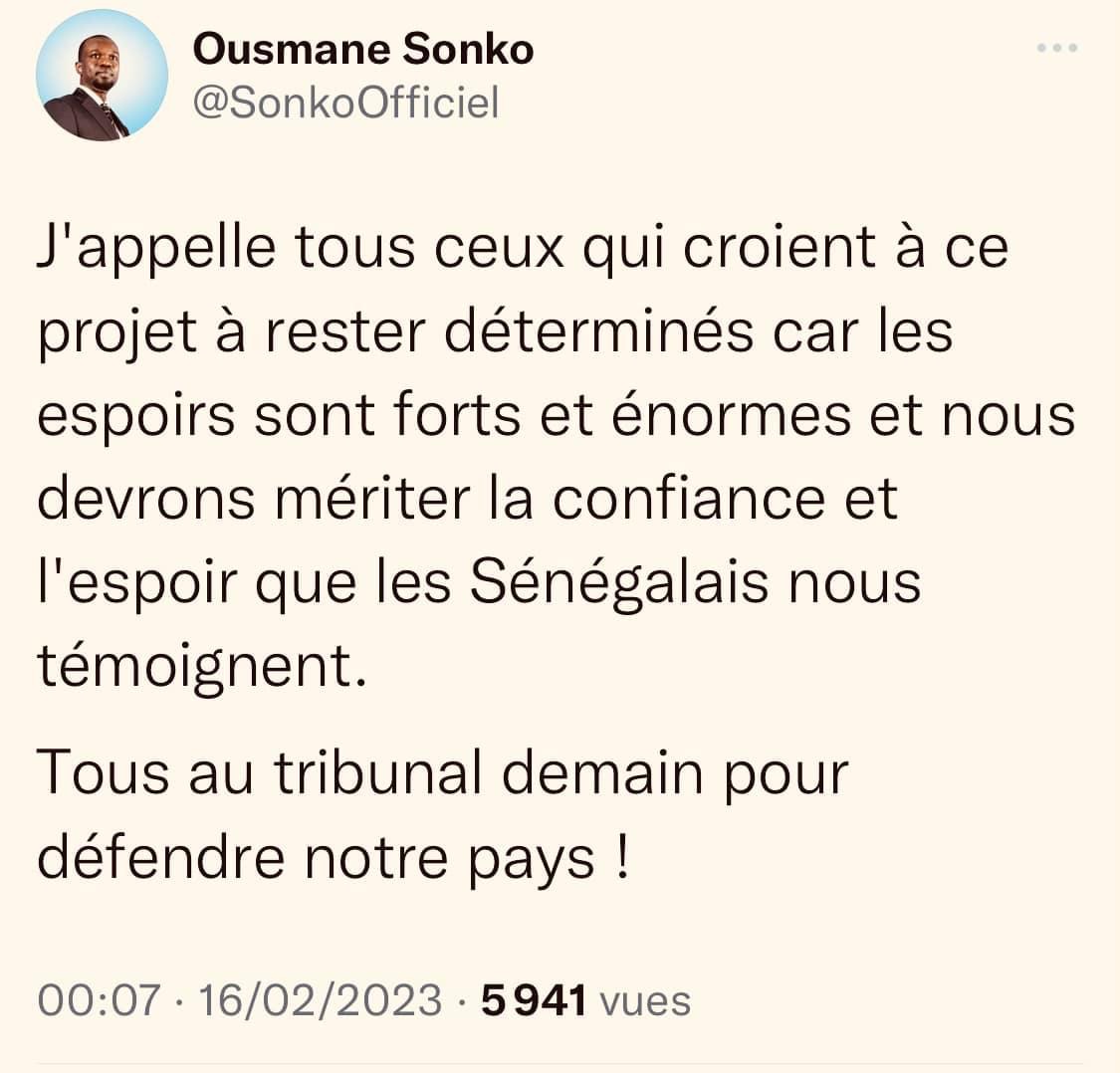 Sénégal : le leader de l'opposition Ousmane Sonko victime d'un lâche kidnapping