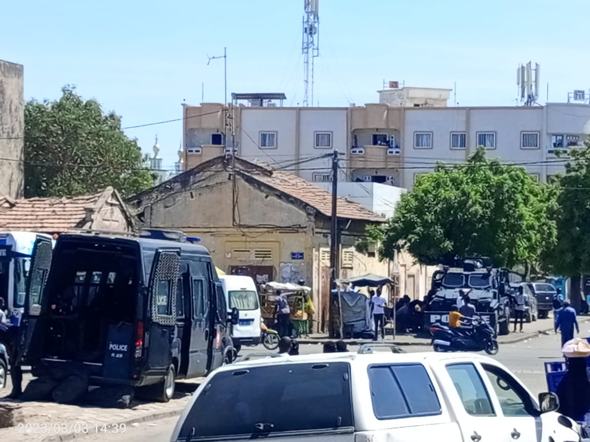 Léona Niassène : une forte présence policière