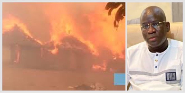 Incendie de Ndiognick : le ministre Aliou Sow apporte les premiers secours