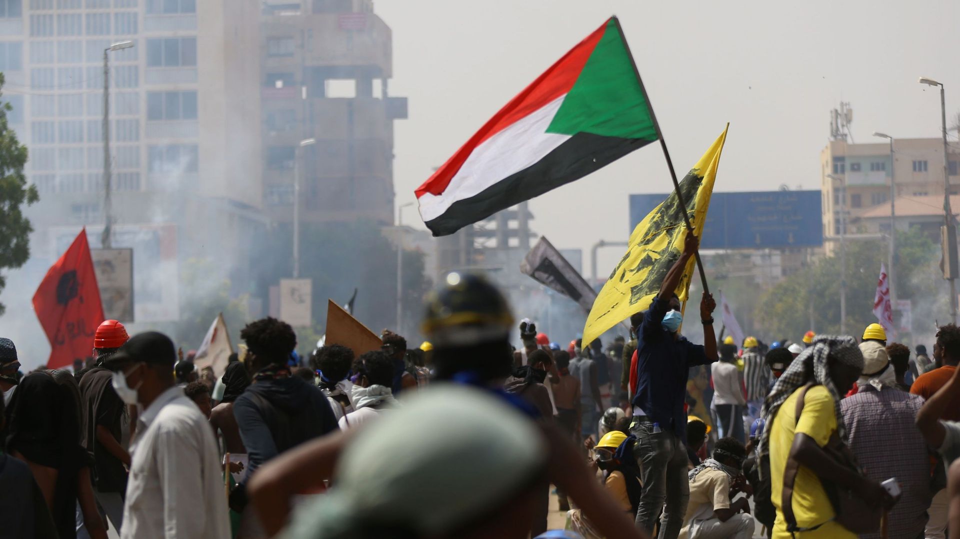 Manifestation à Khartoum au Soudan