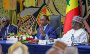 Amadou Mame Diop - Macky Sall - Moustapha Niass