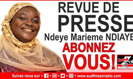 Sud Fm revue de presse Ndeye Marième Ndiaye