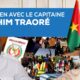 Alain Foka et le Capitaine Ibrahim Traoré