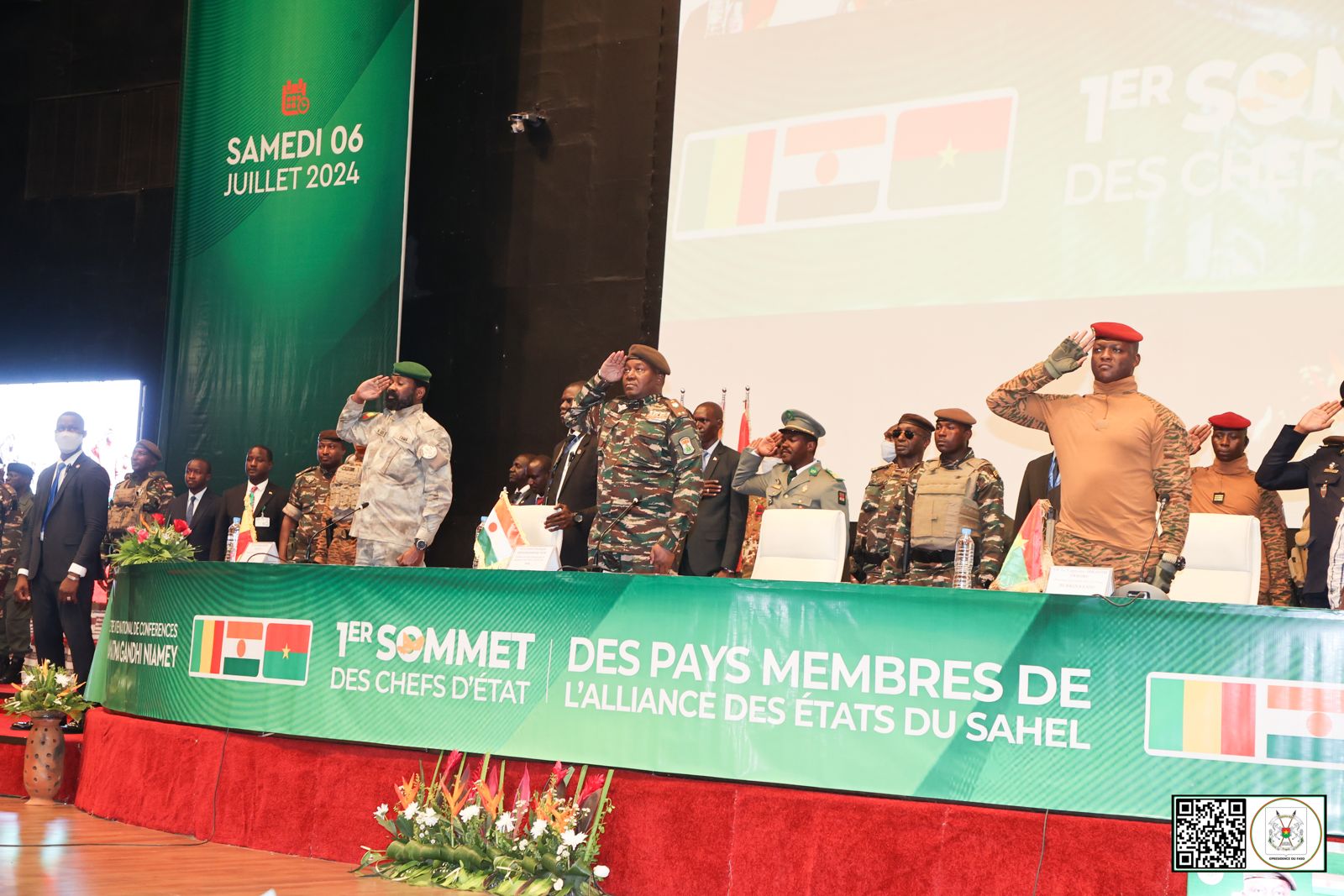 1er sommet de l’AES Burkina, le Mali et le Niger