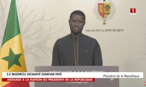 Bassirou Diomaye Faye, président de la République du Sénégal